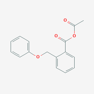 molecular formula C16H14O4 B13813184 Acetyl 2-(phenoxymethyl)benzoate 
