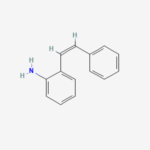 molecular formula C14H13N B13813212 (Z)-2-Aminostilbene 