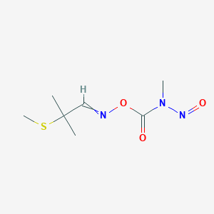 molecular formula C7H13N3O3S B13813230 Nitrosoaldicarb 