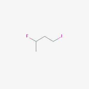 molecular formula C4H8FI B1381324 3-Fluoro-1-iodobutane CAS No. 7411-33-8