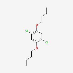 molecular formula C14H20Cl2O2 B13813253 1,4-Dibutoxy-2,5-dichlorobenzene CAS No. 68052-14-2