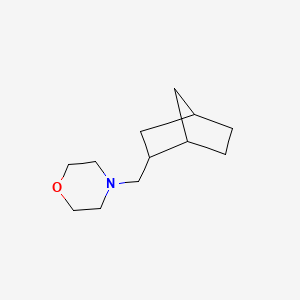 molecular formula C12H21NO B13813266 Morpholine, 4-(bicyclo[2.2.1]hept-2-ylmethyl)- 