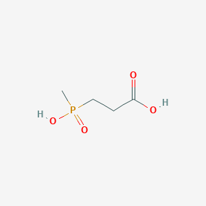 3-(Hydroxymethylphosphinyl)propionic acid