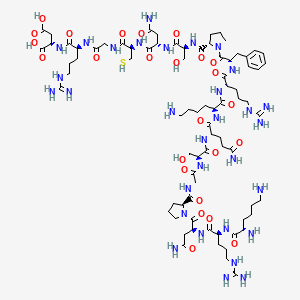 molecular formula C79H131N31O25S B13813339 Phosphorylase kinase beta-subunit fragment(420-436) 