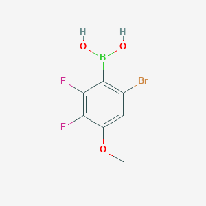 (6-Bromo-2,3-difluoro-4-methoxyphenyl)boronic acid