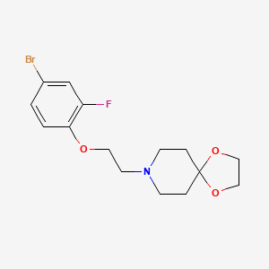 8-(2-(4-Bromo-2-fluorophenoxy)ethyl)-1,4-dioxa-8-azaspiro[4.5]decane
