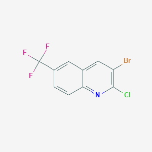 3-Bromo-2-chloro-6-(trifluoromethyl)quinoline