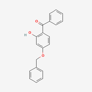 molecular formula C20H16O3 B13813541 4-Benzyloxy-2-hydroxybenzophenone CAS No. 6079-76-1