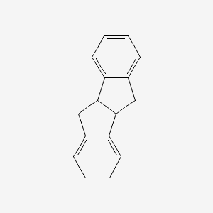 molecular formula C16H14 B13813546 4b,5,9b,10-Tetrahydroindeno[2,1-a]indene CAS No. 5695-17-0