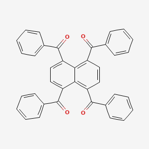 molecular formula C38H24O4 B13813583 1,4,5,8-Tetrabenzoyl-naphthalene CAS No. 13638-83-0