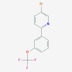 5-Bromo-2-(3-(trifluoromethoxy)phenyl)pyridine