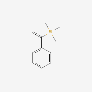molecular formula C11H16Si B13813618 Silane, trimethyl(1-phenylethenyl)- CAS No. 1923-01-9