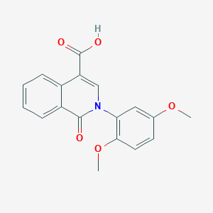 2-(2,5-Dimethoxyphenyl)-1-oxo-1,2-dihydroisoquinoline-4-carboxylic acid