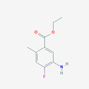 Ethyl 5-amino-4-fluoro-2-methylbenzoate