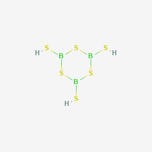molecular formula B3H3S6 B13813694 Borothiine-2,4,6-trithiol CAS No. 13703-97-4
