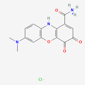 molecular formula C15H14ClN3O4 B13813702 Gallamine Blue CAS No. 1563-02-6