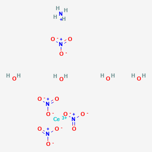 molecular formula CeH12N5O16 B13813736 Cerium(III) ammonium nitrate 