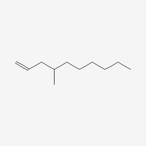 molecular formula C11H22 B13813751 4-Methyl-1-decene CAS No. 13151-29-6