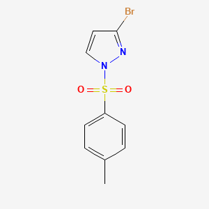 molecular formula C10H9BrN2O2S B1381381 3-Bromo-1-(toluene-4-sulfonyl)-1H-pyrazole CAS No. 1422344-41-9