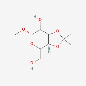 molecular formula C10H18O6 B13813934 Methyl 3,4-O-Isopropylidene-alpha-D-galactopyranoside 