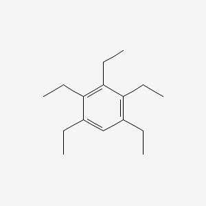molecular formula C16H26 B13813992 Pentaethylbenzene CAS No. 605-01-6