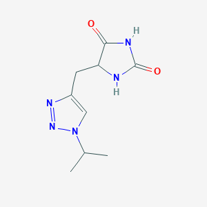 5-{[1-(propan-2-yl)-1H-1,2,3-triazol-4-yl]methyl}imidazolidine-2,4-dione