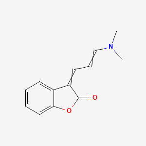molecular formula C13H13NO2 B13814118 3-[3-(Dimethylamino)-2-propenylidene]-2(3H)-benzofuranone 