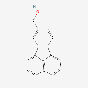 molecular formula C17H12O B13814119 8-Fluoranthenemethanol CAS No. 135295-00-0