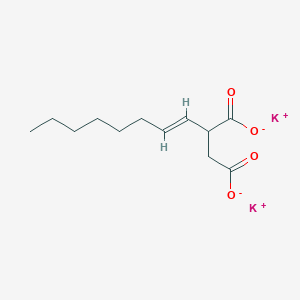 molecular formula C12H18K2O4 B13814145 dipotassium;2-[(E)-oct-1-enyl]butanedioate CAS No. 58641-28-4