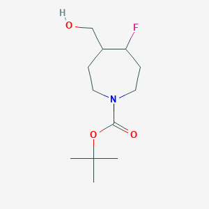 tert-Butyl 4-fluoro-5-(hydroxymethyl)azepane-1-carboxylate