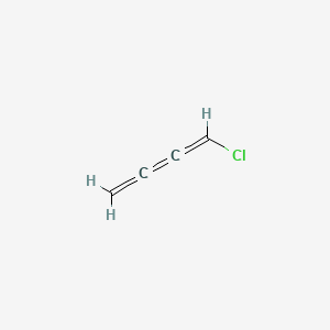 molecular formula C4H3Cl B13814177 1-Chloro-1,2,3-butanetriene CAS No. 20658-21-3