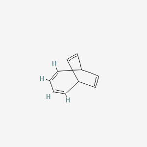 molecular formula C10H10 B13814183 Bicyclo[4.2.2]deca-2,4,7,9-tetrene 