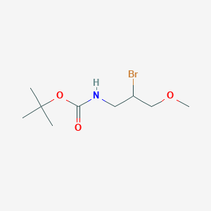 tert-butyl N-(2-bromo-3-methoxypropyl)carbamate