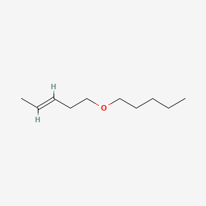 molecular formula C10H20O B13814217 3-Pentenyl pentyl ether CAS No. 56052-85-8