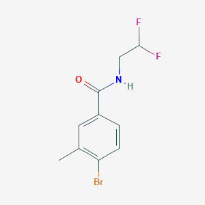4-Bromo-N-(2,2-difluoroethyl)-3-methylbenzamide