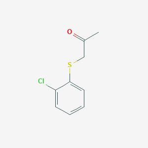 molecular formula C9H9ClOS B138143 1-[(2-Chlorophenyl)sulfanyl]propan-2-one CAS No. 17514-52-2