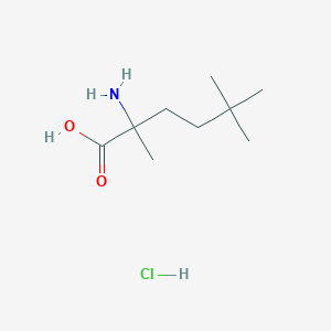 2-Amino-2,5,5-trimethylhexanoic acid hydrochloride