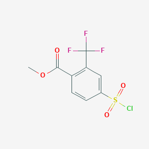 Methyl 4-(chlorosulfonyl)-2-(trifluoromethyl)benzoate