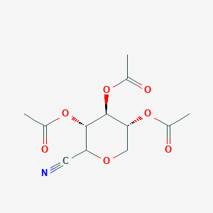 molecular formula C12H15NO7 B13814348 Tri-O-acetyl-D-xylopyranosyl cyanide 