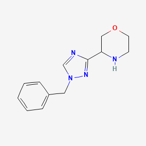 3-(1-benzyl-1H-1,2,4-triazol-3-yl)morpholine