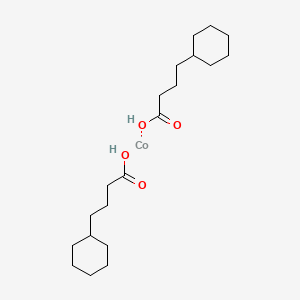 molecular formula C20H36CoO4 B13814388 Cobalt(2+),4-cyclohexylbutanoate 