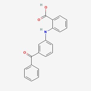 molecular formula C20H15NO3 B13814434 N-(3-Benzoylphenyl)anthranilic acid CAS No. 21003-80-5
