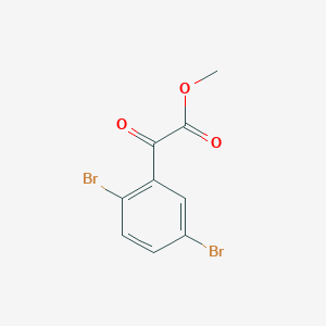 molecular formula C9H6Br2O3 B1381449 Methyl 2-(2,5-dibromophenyl)-2-oxoacetate CAS No. 1032231-15-4