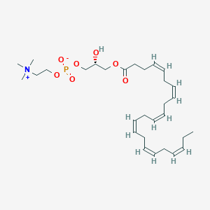 molecular formula C30H50NO7P B138145 1-(4Z,7Z,10Z,13Z,16Z,19Z-docosahexaenoyl)-sn-glycero-3-phosphocholine CAS No. 162440-05-3