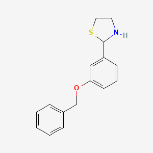 2-[3-(Benzyloxy)phenyl]-1,3-thiazolidine