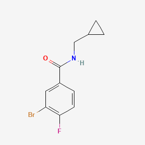 3-Bromo-N-(cyclopropylmethyl)-4-fluorobenzamide