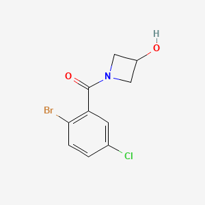 (2-Bromo-5-chlorophenyl)(3-hydroxyazetidin-1-yl)methanone