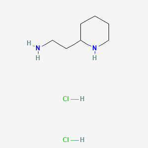 molecular formula C7H18Cl2N2 B13814616 2-(2-Aminoethyl)piperidine 2HCl 