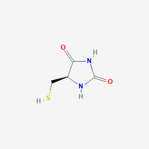 molecular formula C4H6N2O2S B13814639 L-Cysteine hydantoin 