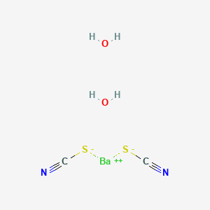 molecular formula C2H4BaN2O2S2 B13814684 Barium thiocyanate dihydrate 